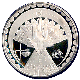 Peyote Religion Coin - Indian View