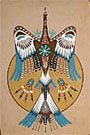 Potowatami artist, Woody Crumbo "Peyote Bird"