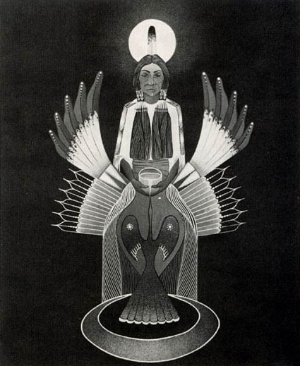 VIEWS AND VISIONS: The Symbolic Imagery of the Native American Church -  MORNING WATER - Robert Redbird